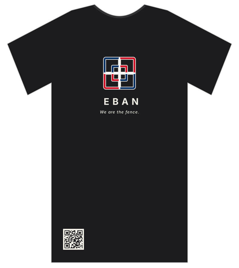 Dominican edition Eban tee, black